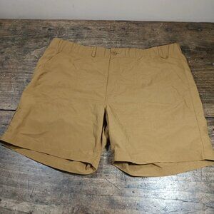 REI Co-op Shorts Mens XL Brown Nylon Blend Wilderness Hiking Outdoors Chino